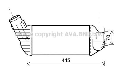 AVA QUALITY COOLING Starpdzesētājs PE4360